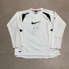 Nike ナイキ　キッズ　ロンt 長袖　サッカー　ウェア　白　140