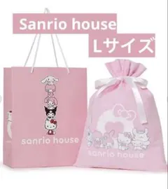 新品未使用Sanrio Houseギフト巾着&ショッパーセットLサイズ　サンリオのサムネイル