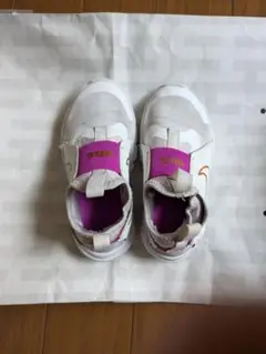 NIKE フレックスランナー　 ホワイト/パープル 17cm