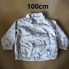 花柄　ベージュ　ジャケット　100cm 西松屋 エルフィンドールのサムネイル