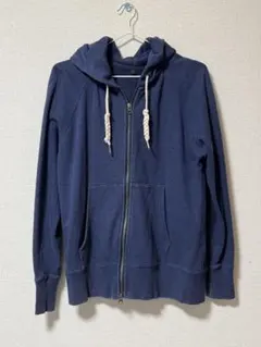 ネイビー フルジップパーカー Lサイズ