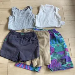 タンクトップとショートパンツセット 80cm
