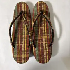 【新品未使用】　草履　みやび　雅　旭天　和装小物　高級草履　モダン柄