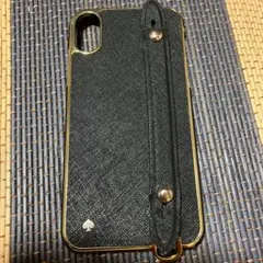 kate spade iPhone xs クロスボディレザーケース