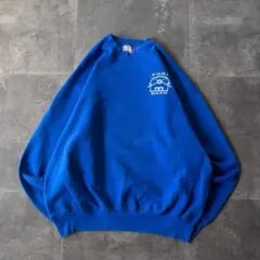 90s USA製 フルーツオブザルーム スウェット 青 XL A584 旧タグ