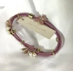 ヘアゴム　ヘアポニー　ヘアアクセサリー　アレンジ　新品　ピンク　お花　かわいい