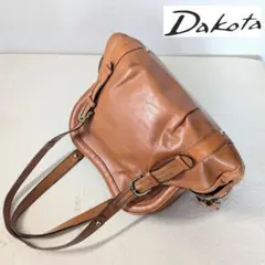 DAKOTA ダコタ　レザー　ハンドバッグ　がま口シルエット