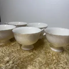 【ヴィンテージ品】RC JAPAN by Noritake ティーカップ5点