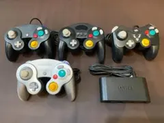 Wii U ゲームキューブコントローラ接続タップ + GCコントローラー