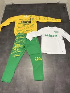 帝京長岡　ATHLETA 選手権メンバーウェア　上下フルセット　Mサイズ