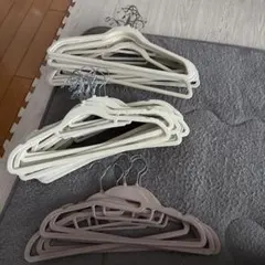滑らない衣類ハンガー複数セット