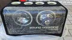 【値下げ】FUSION アンプ内蔵 ダブルウーファーボックス 値下げ】FUSION アンプ内蔵 ダブルウーファーボックス 値下げ