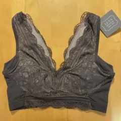 LUNA natural up Night Bra S ダスティブラック