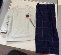 UNIQLOスヌーピー110モコモコパジャマ