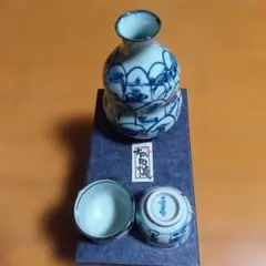 有田焼 源右衛門窯 染錦青彩菊絵 蓋物 高さ約13cm - メルカリ