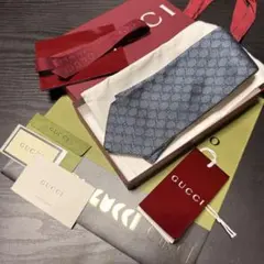 新品✨箱袋付❗️GUCCI グッチ ネクタイ メンズ シルク イタリア製