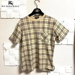 BURBERRYロンドン♡ノバチェック♡ホースロゴ♡良品Tシャツ カットソー