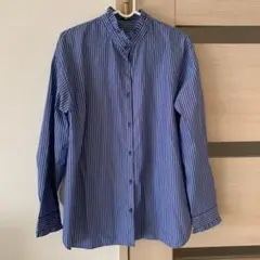 GU ストライプ長袖シャツ