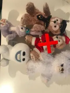 ディズニーぬいぐるみストラップ