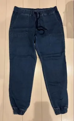 UNIQLO ダークブルー ジョガーパンツ