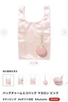 【未使用新作】Francfranc バックチャームエコバッグ イスバハンのサムネイル