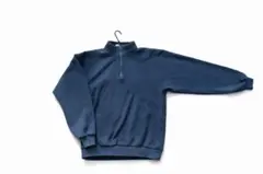 NAUTICA ハーフジップスウェット L／プルオーバー／ダークネイビー