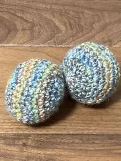 カラフルチョークボール(ハンドメイド)2個セット