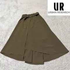 センスオブプレイス アーバンリサーチ ステッチハイウエストセミフレアパンツ M