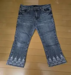 Oririn Jeans デニム パンツ ズボン 個性的 y2k レース 刺繍