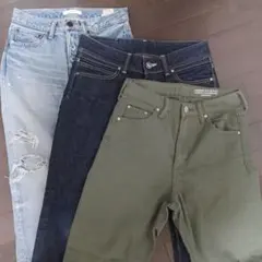 MOUSSY他 デニムパンツ3本セットのサムネイル