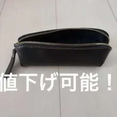 レザー筆箱 ブラックのサムネイル
