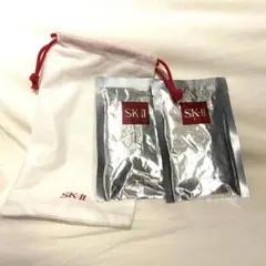 SK-II　フェイシャルトリートメントマスク（パック）1枚入り×2　巾着袋付きのサムネイル