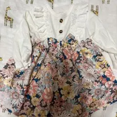 SHEIN ベビーワンピース 6-9M 花柄 フリルのサムネイル