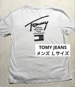 TOMY JEANS メンズ Ｌサイズ 半袖Tシャツ