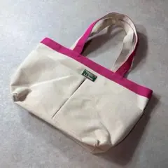 L.L.Bean トートバッグ ピンク エルエルビーン ハンドバッグ キャンバス