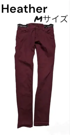 Heather ヘザー スキニーパンツ Mサイズ【M_103】