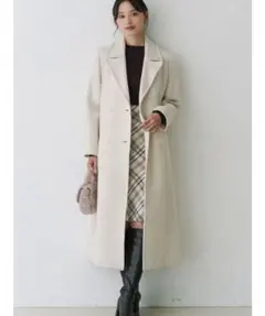 鈴さん専用　MERCURYDUO ウールチェスターコート　アイボリー