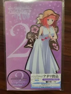 五等分の花嫁 二乃 あたり付缶バッジ 白ワンピースver.アクリルスタンド