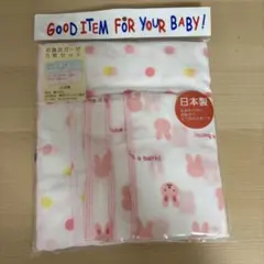 日本製 うさぎ柄 ガーゼタオル 5枚セット