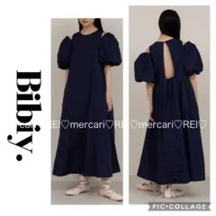 bibiy. LILLIAN PUFF DRESS 黒 2025年最新】bibiy. lillian puff dressの人気アイテム - メルカリ