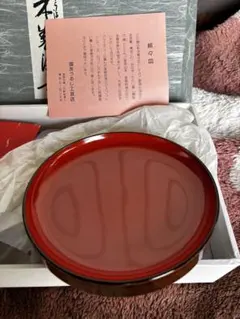 本漆塗り 銘々皿 5枚セット [丸皿] 約直径13cm