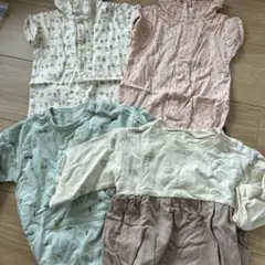 ベビー ロンパース カバーオール 4点セット