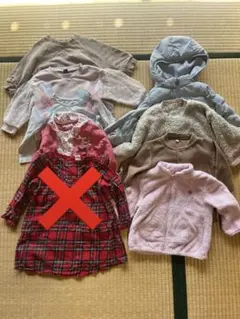【H&M ユニクロ 他】 冬服 女の子 90サイズ トップス 【まとめ売り】
