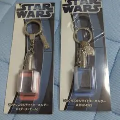 STAR WARS 3Dクリスタルライトキーホルダー 2種セットのサムネイル
