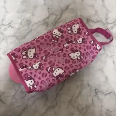 ハローキティ ピンクヒョウ柄 ティッシュケース