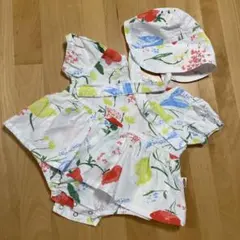 花柄ロンパース サイズ66