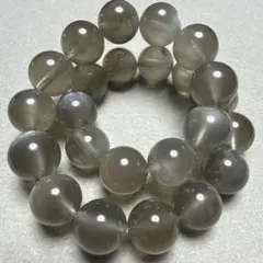 グレームーンストーン　7.5㎜　天然石ブレスレット