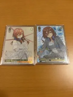 ヴァイスシュヴァルツ　五等分の花嫁 中野三玖 SSPサインカード＆花嫁レア