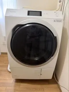 【メルカリで成立】パナソニックドラム式洗濯機 大人気メーカー Panasonic ブラックカラー 特殊デザイン ドラム式洗濯