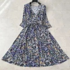 近年！美品！ディノスsocloseソークロース　カシュクールワンピース　リボン